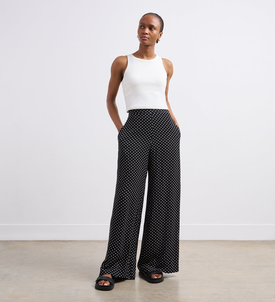 2920144 Bordeaux Wide Leg Trousers