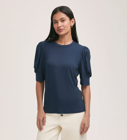 Oriel Navy Jersey T-Shirt