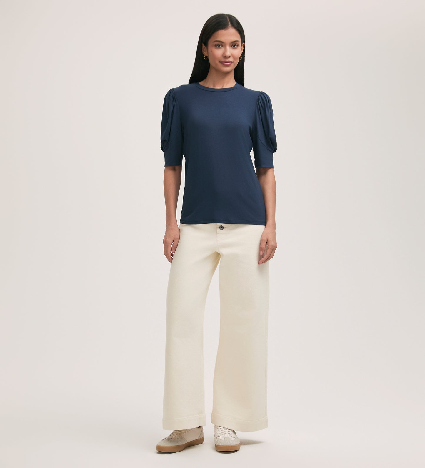 Oriel Navy Jersey T-Shirt