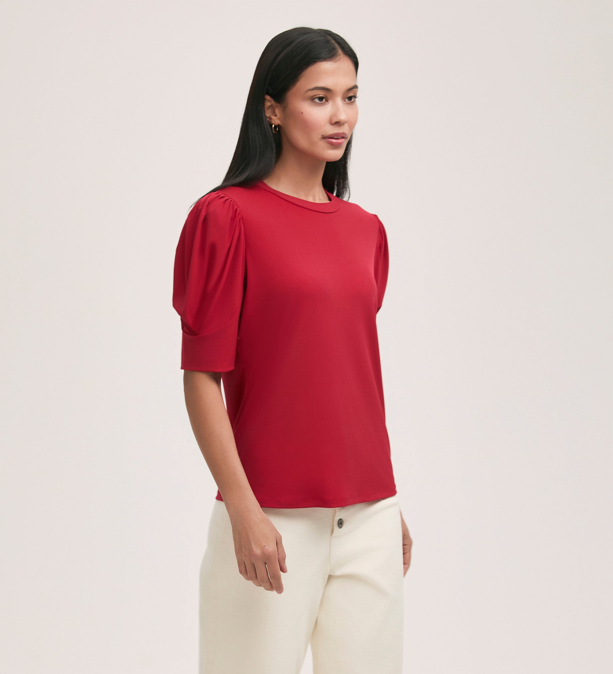 Oriel Red Jersey T-Shirt – Finery London
