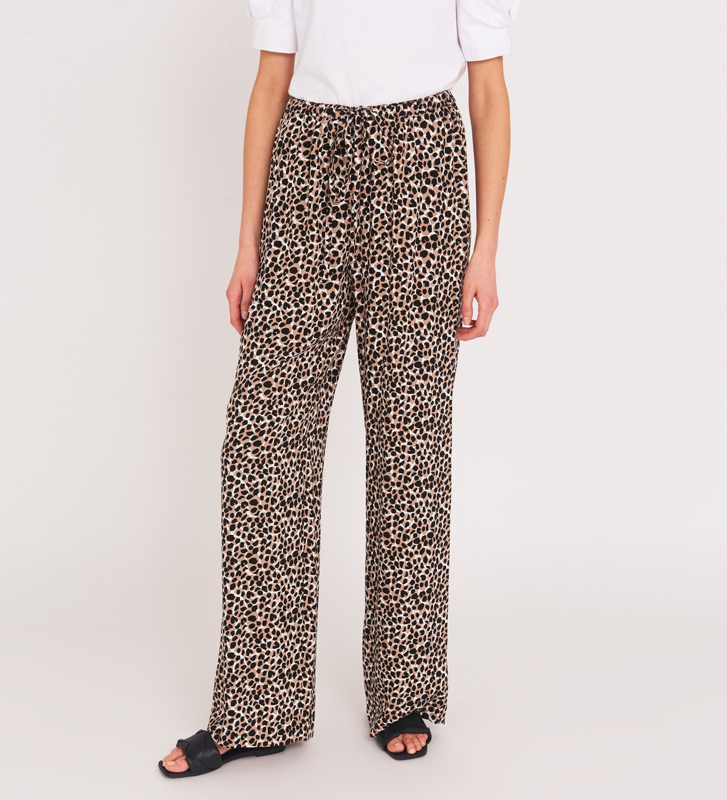 Natalya Beige Animal Trousers