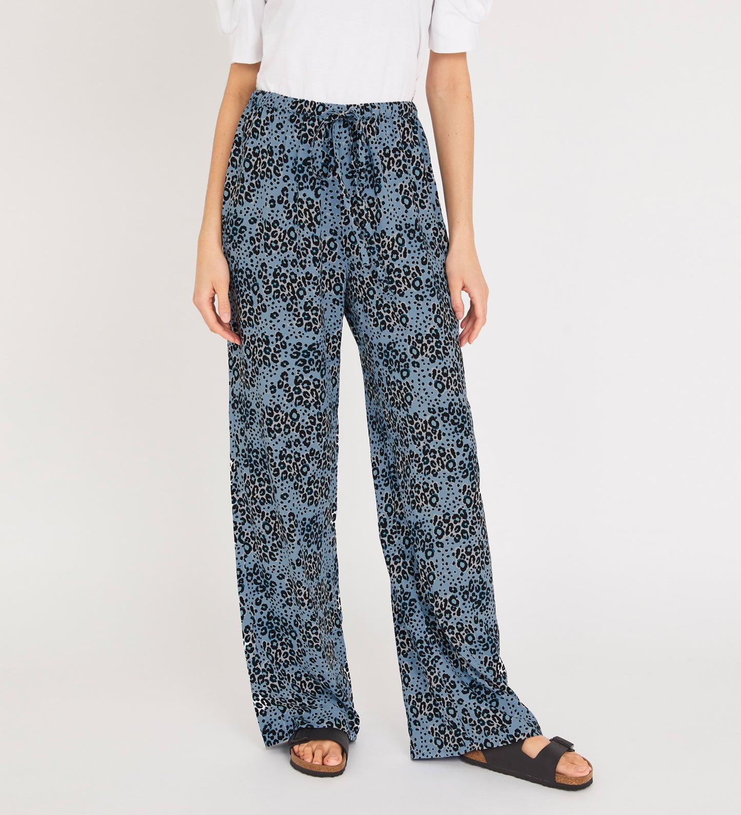 Natalya Blue Animal Trousers