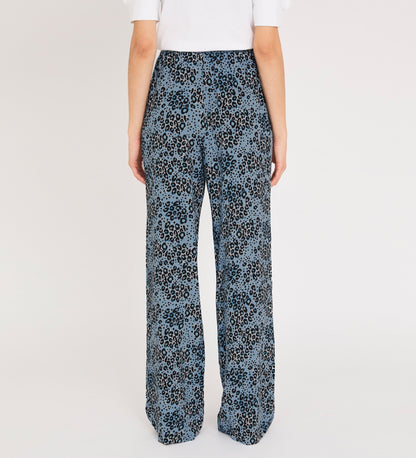 Natalya Blue Animal Trousers