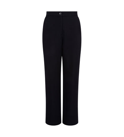 Maddie Black Cotton Rich Trousers