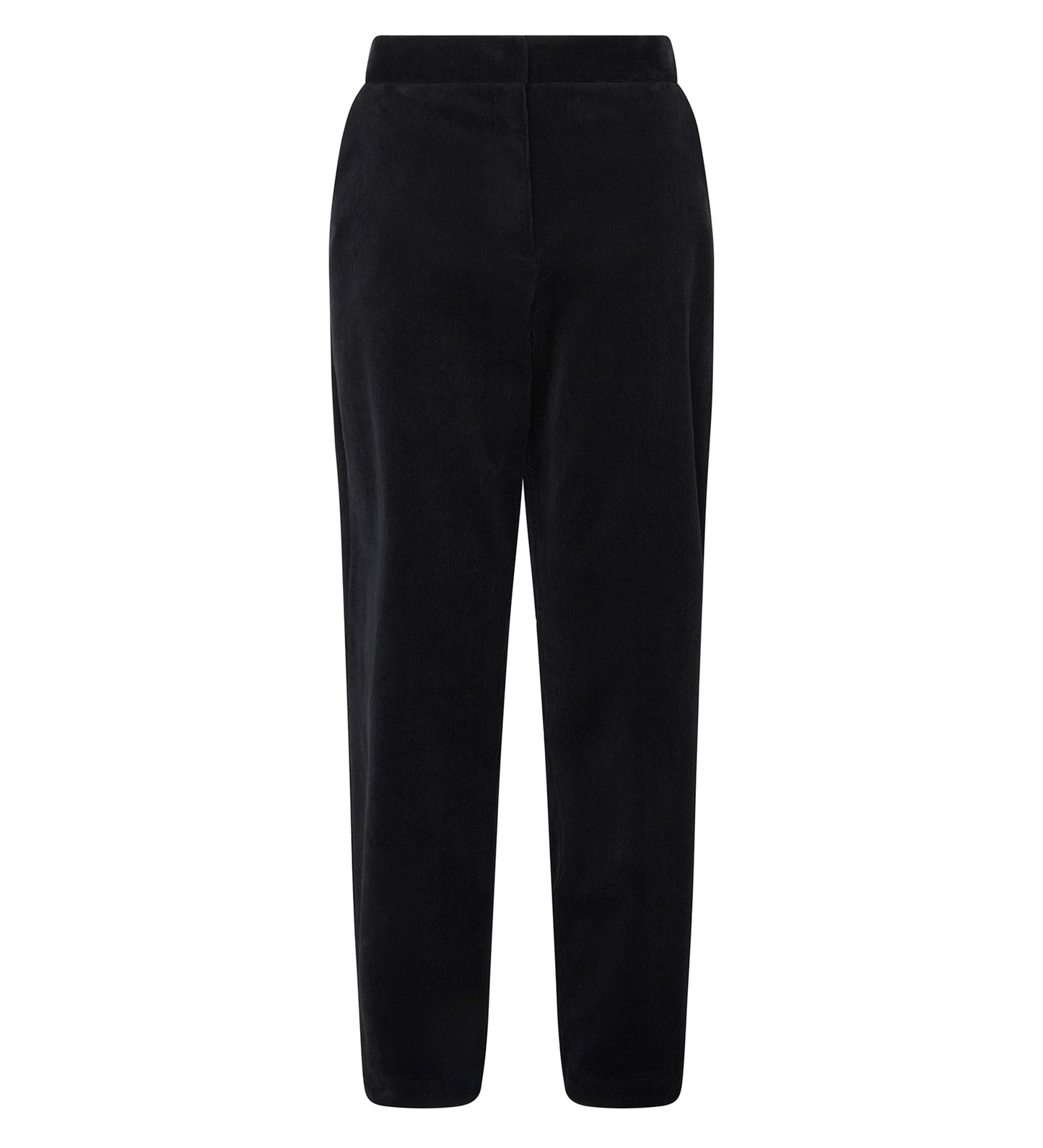 Ella Black Cotton Cord Trousers