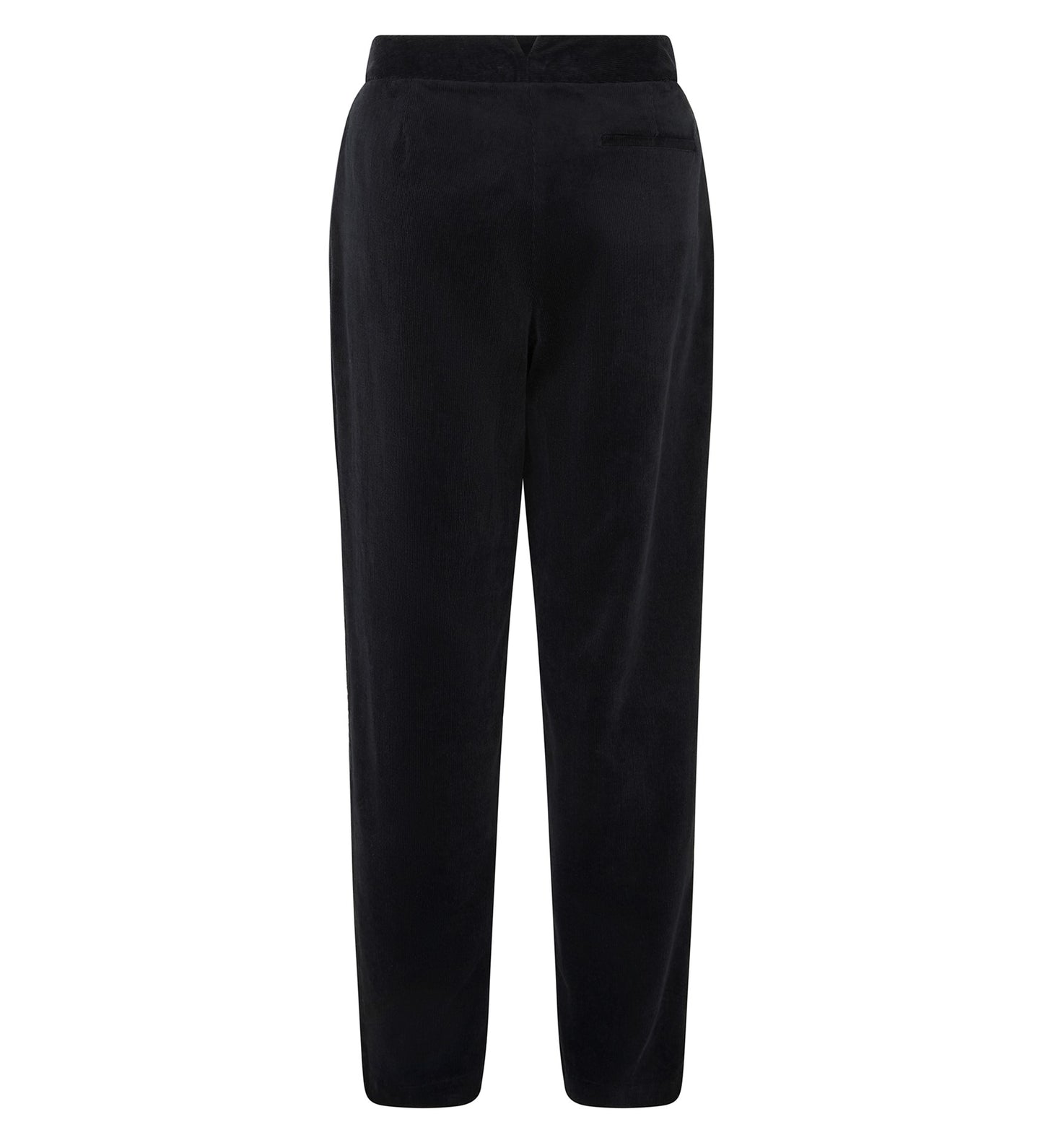 Ella Black Cotton Cord Trousers