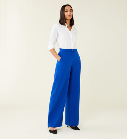 Kaden Cobalt Blue Wide Leg Trousers