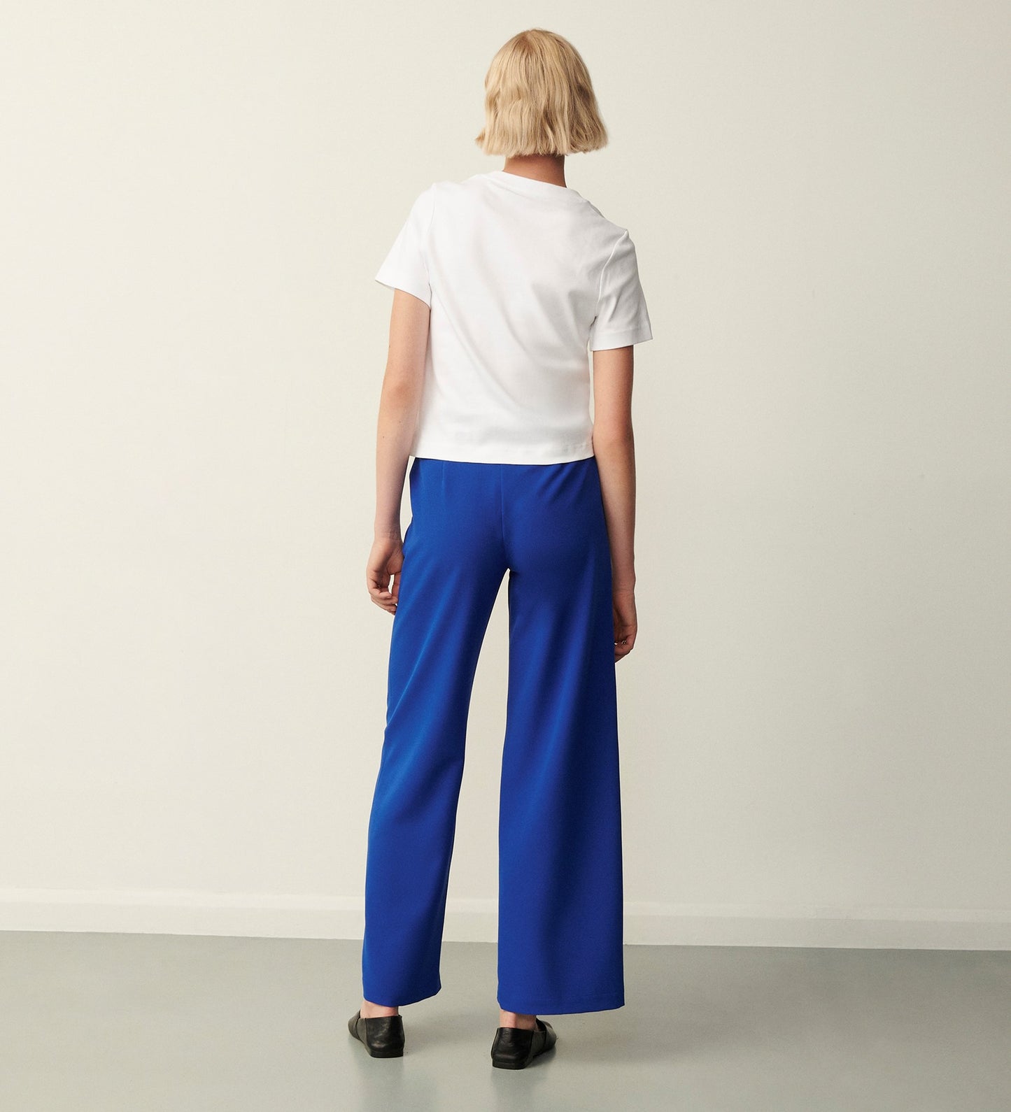 Kaden Cobalt Blue Wide Leg Trousers