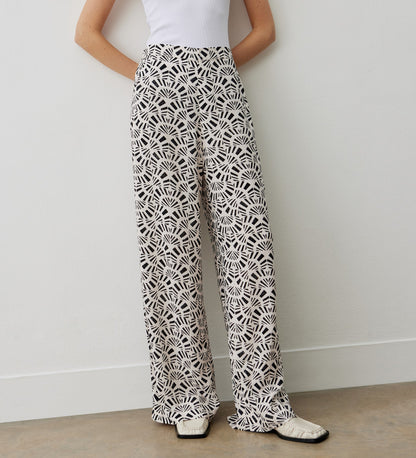 Nat Ivory Tile Trousers