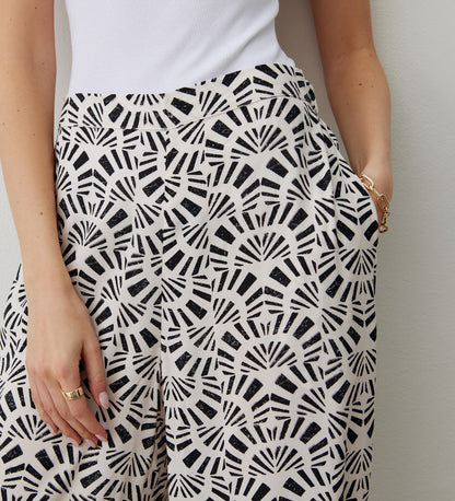 Nat Ivory Tile Trousers