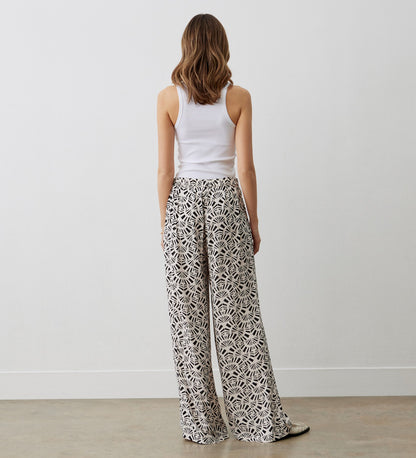 Nat Ivory Tile Trousers