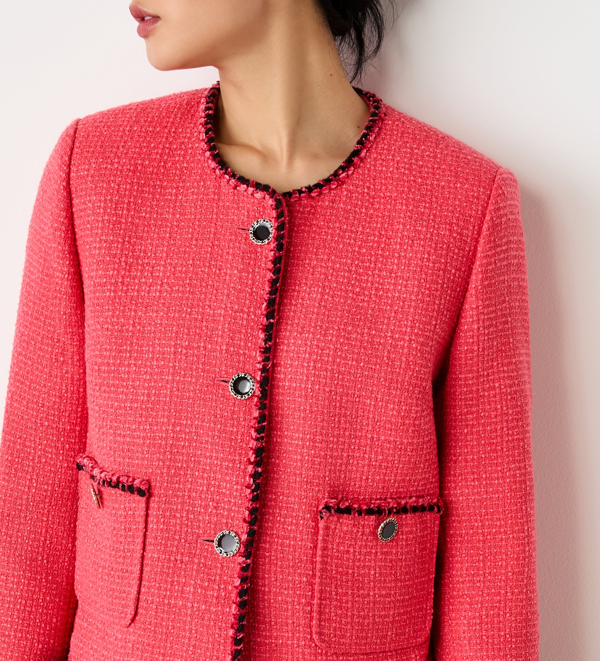 Polly Coral Jacket – Finery London