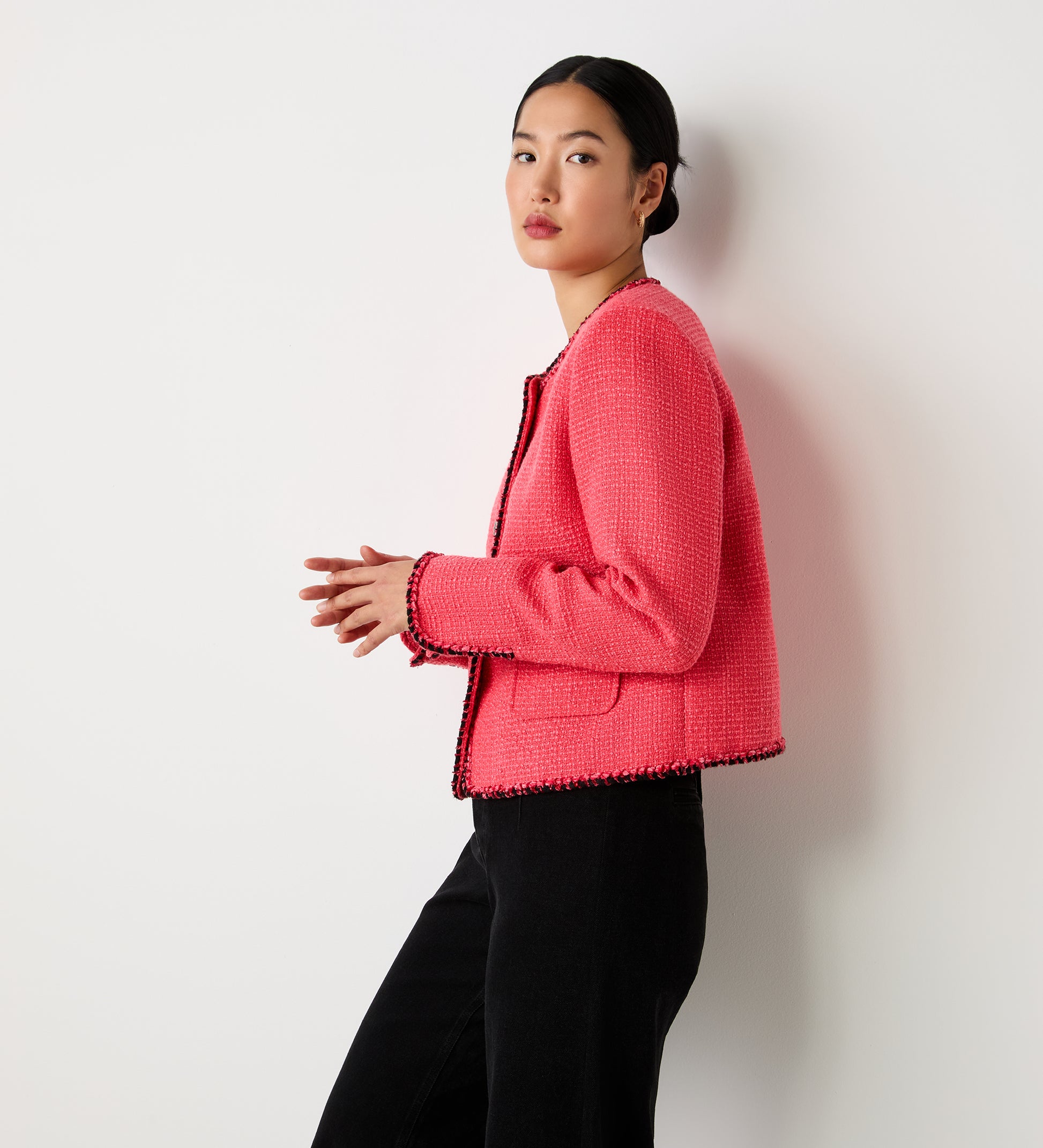 Polly Coral Jacket – Finery London