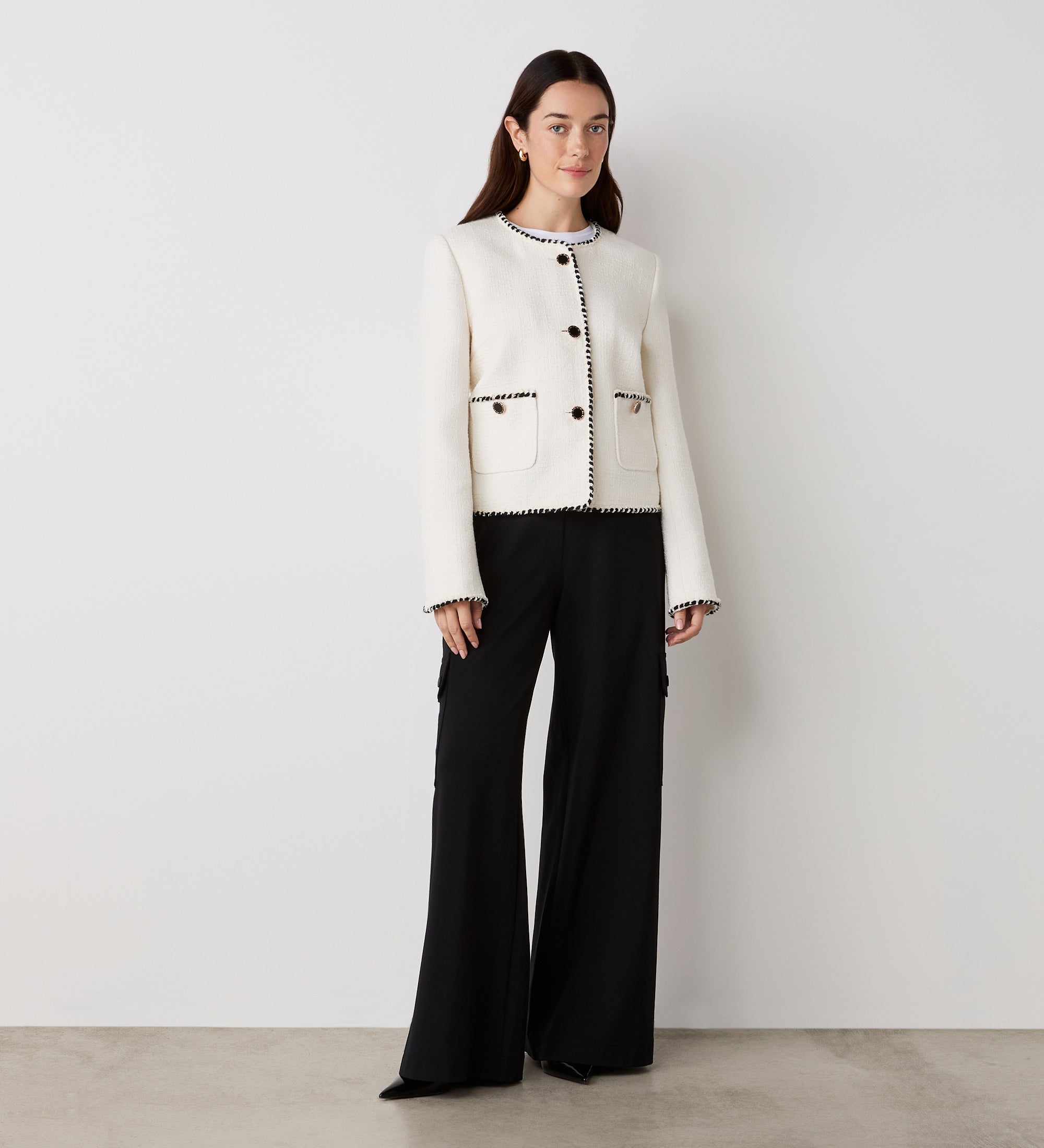 Polly Ivory Jacket – Finery London