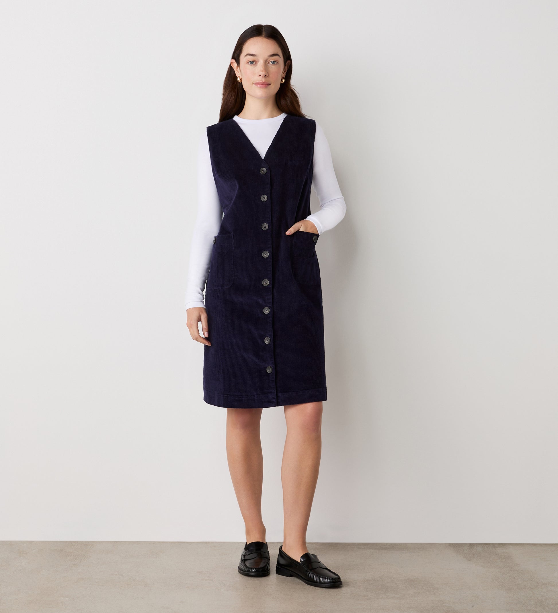 V Neck Next Black Pinafore Reneka Navy Corduroy Knee Length Dress Finery London V Neck Next Black Pinafore Reneka Navy Corduroy Knee Length Dress Finery London