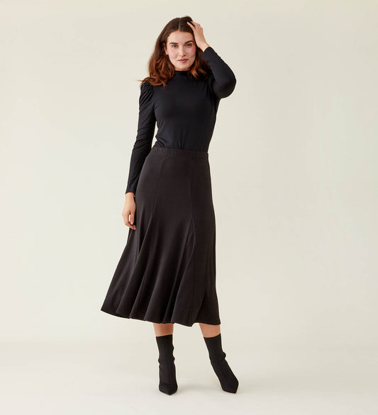 Delores Jersey Crepe Midi Skirt