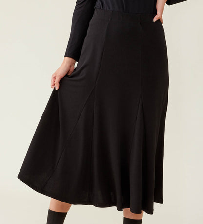 Delores Jersey Crepe Midi Skirt