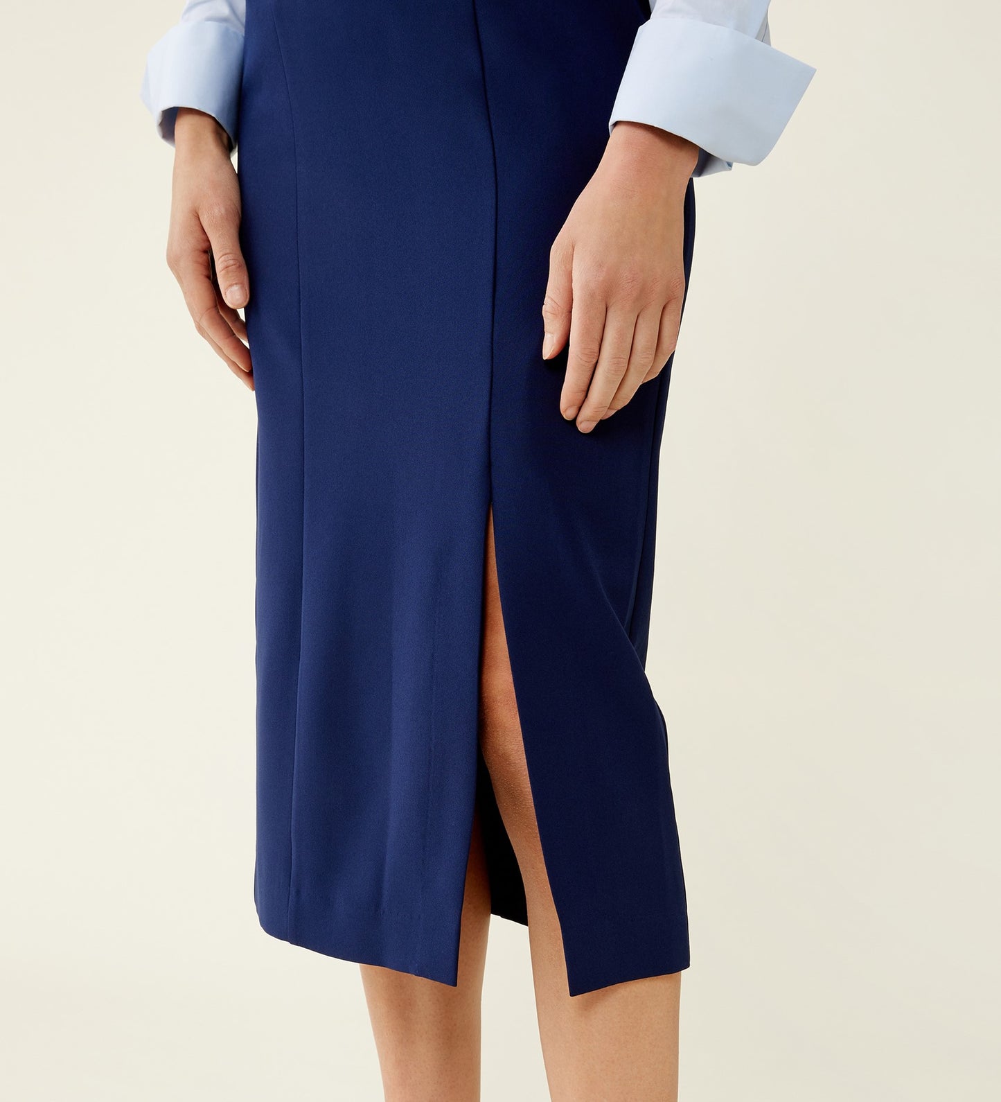 Logan Navy Skirt