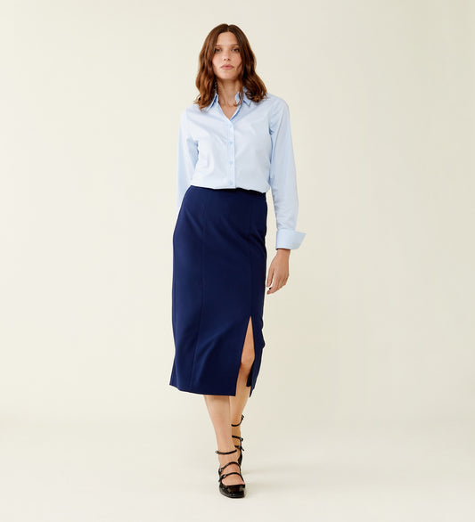 Logan Navy Skirt