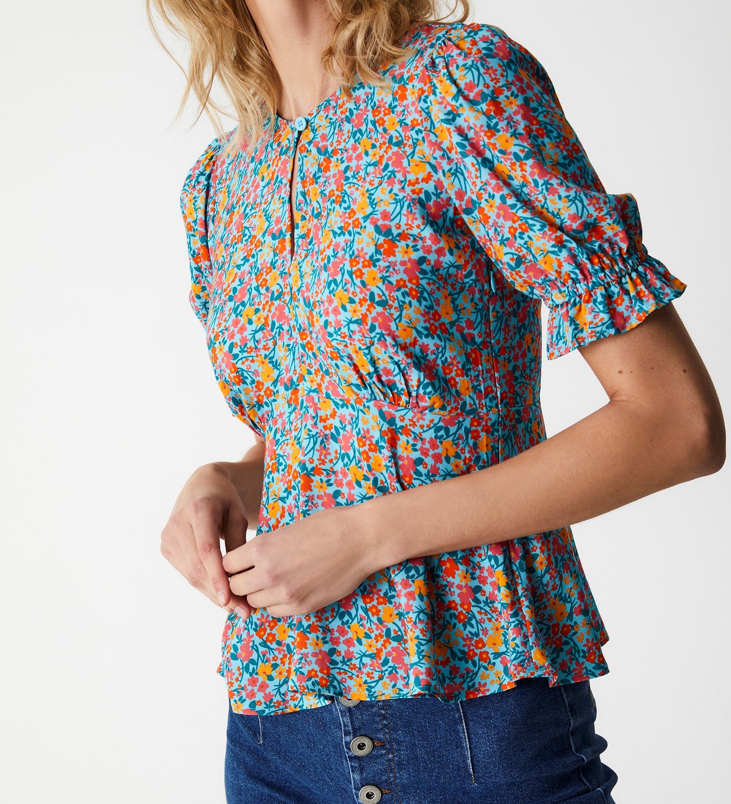 Flick Blue Meadow Top