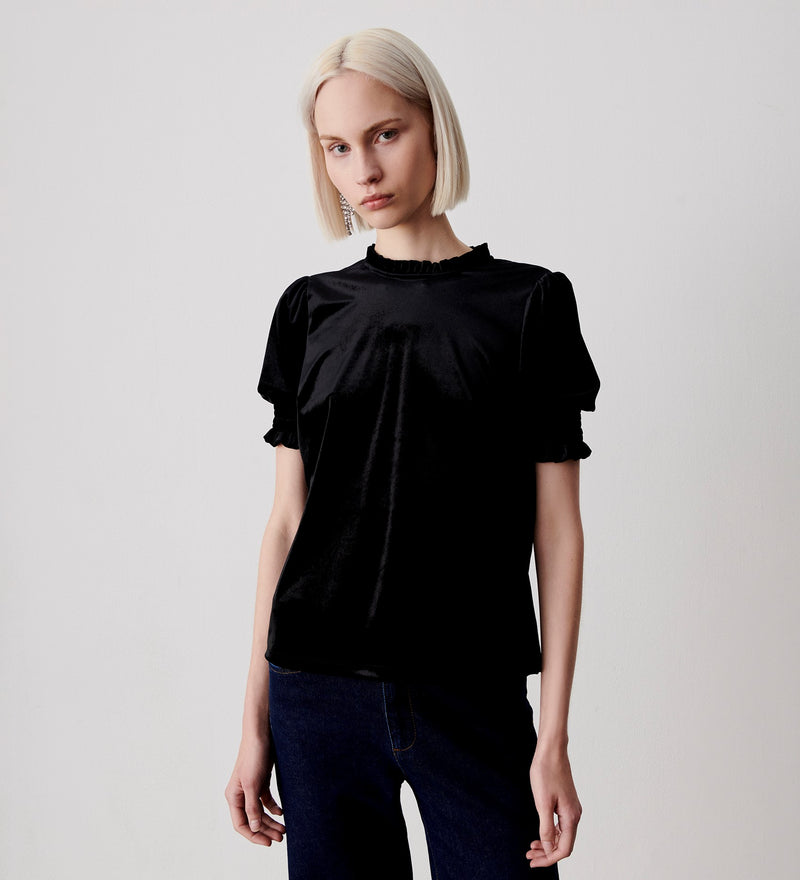 Greta Velvet Top