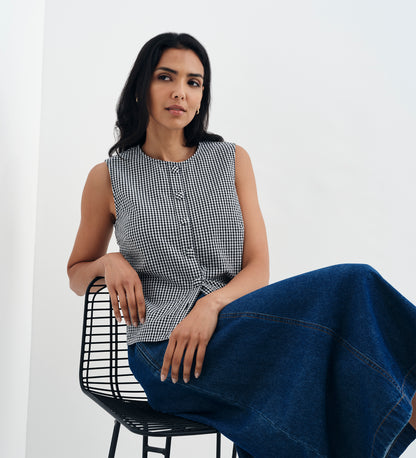 Winona Indigo Denim Skirt