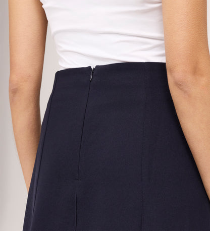 Kade Navy A-line Mini Skirt