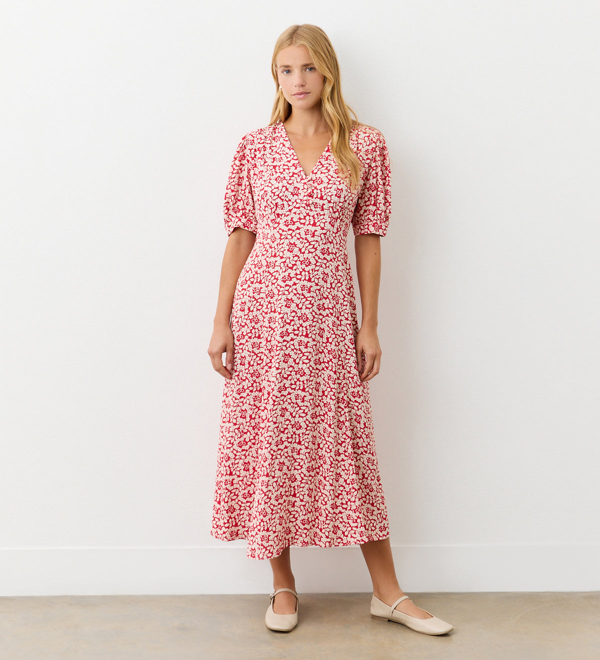 Colette Floral Midi Dress