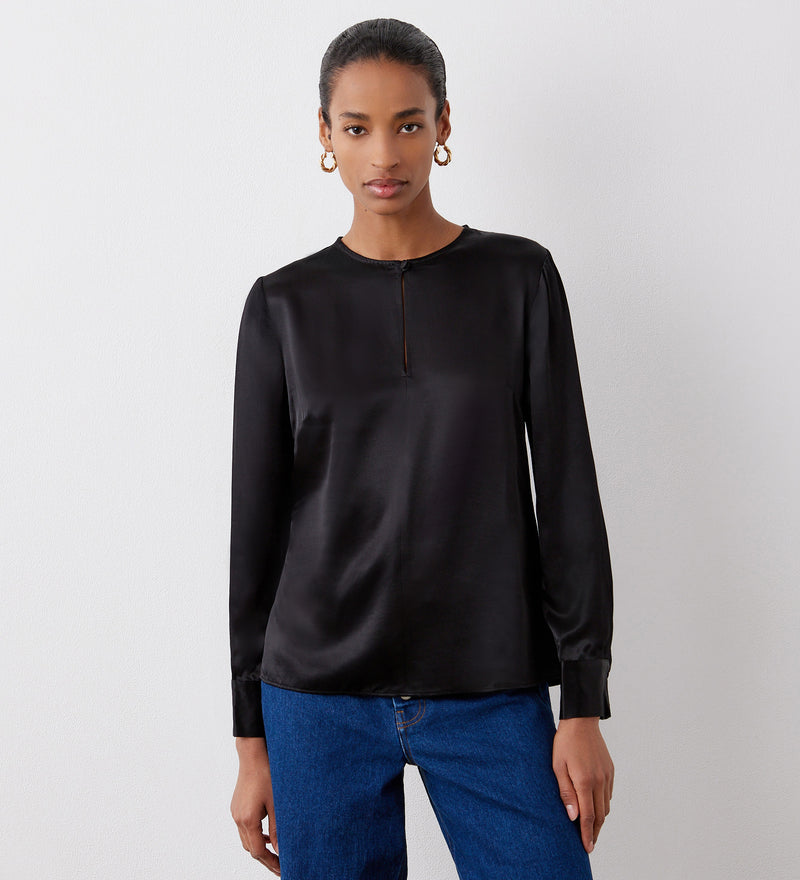 Evanie Satin Blouse