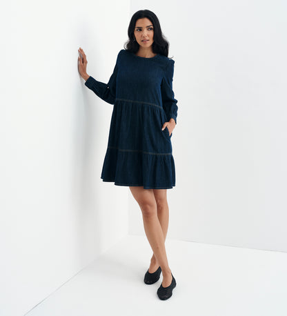 Nancy Indigo Denim Dress