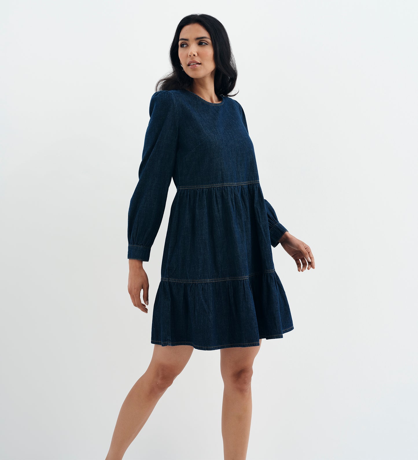 Nancy Indigo Denim Dress