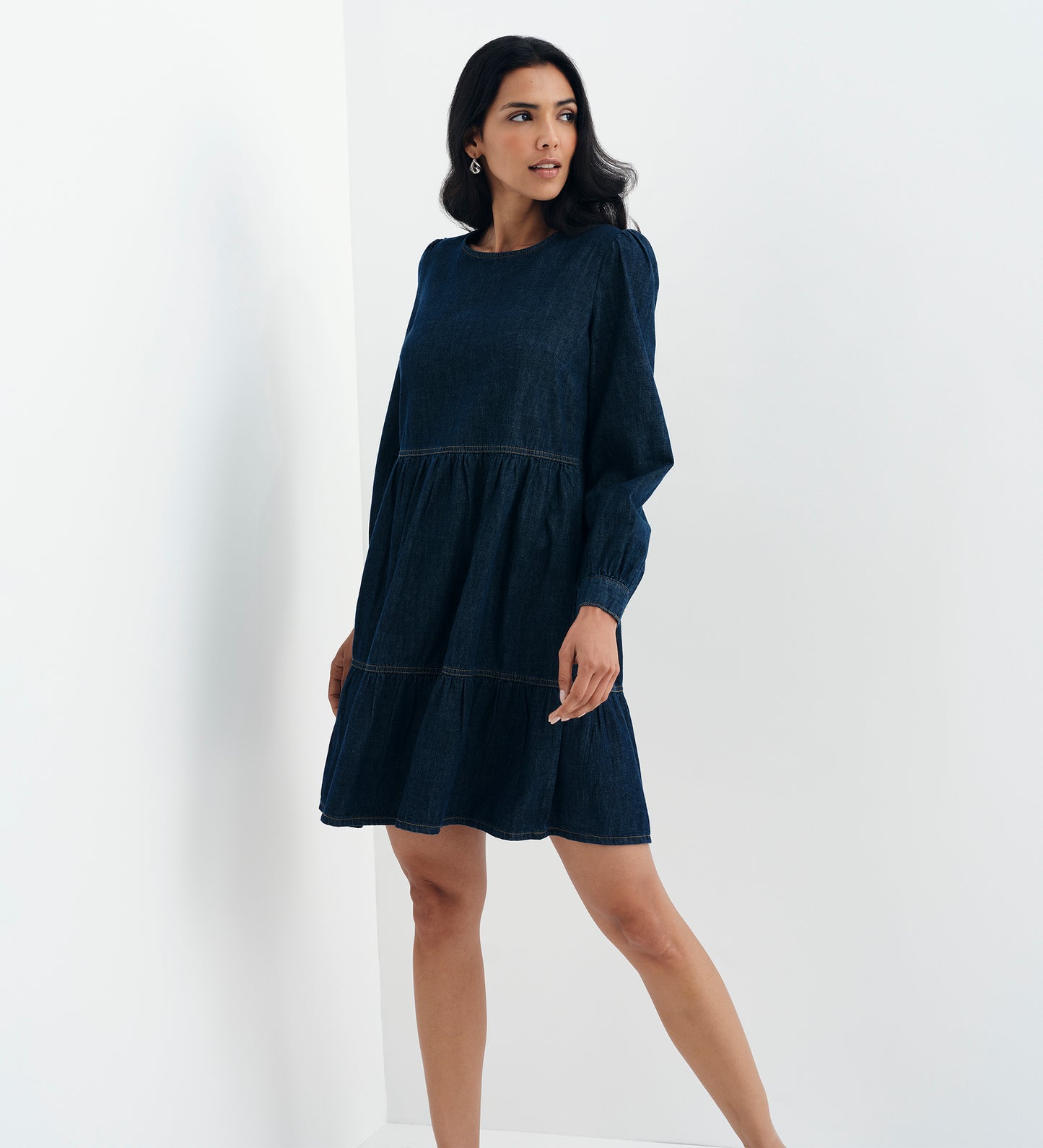 Nancy Indigo Denim Dress