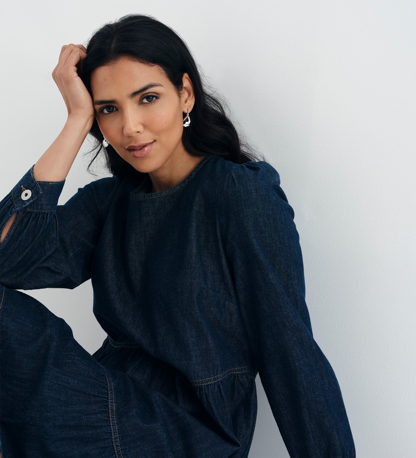 Nancy Indigo Denim Dress
