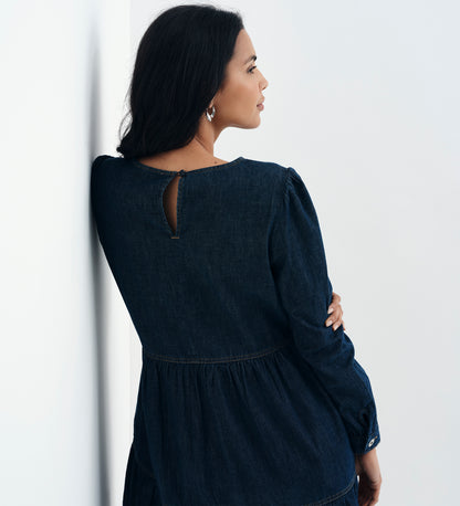 Nancy Indigo Denim Dress
