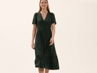 Edith Red Jersey Midi Dress