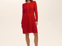 Shauna Black Crepe Short Dress