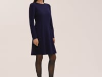 Eva Black Ponte Jersey Short Dress