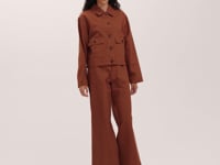 Kelsie Navy Canvas Jacket