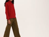 Kaela Light Blue High Neck Jumper