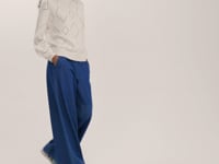 Odette Ivory Cotton Round Neck Jumper