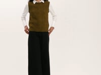 Prim Khaki Knitted Vest