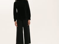 Clementine Burgundy Velvet Blouse