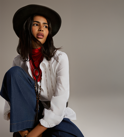 Remy White Cotton Shirt