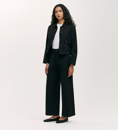 Alexa Black Utility Jacket