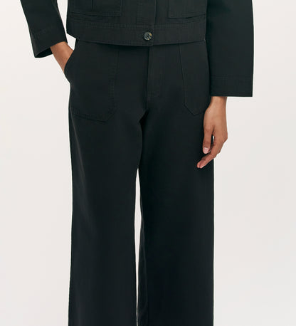 Alexa Black Utility Jacket