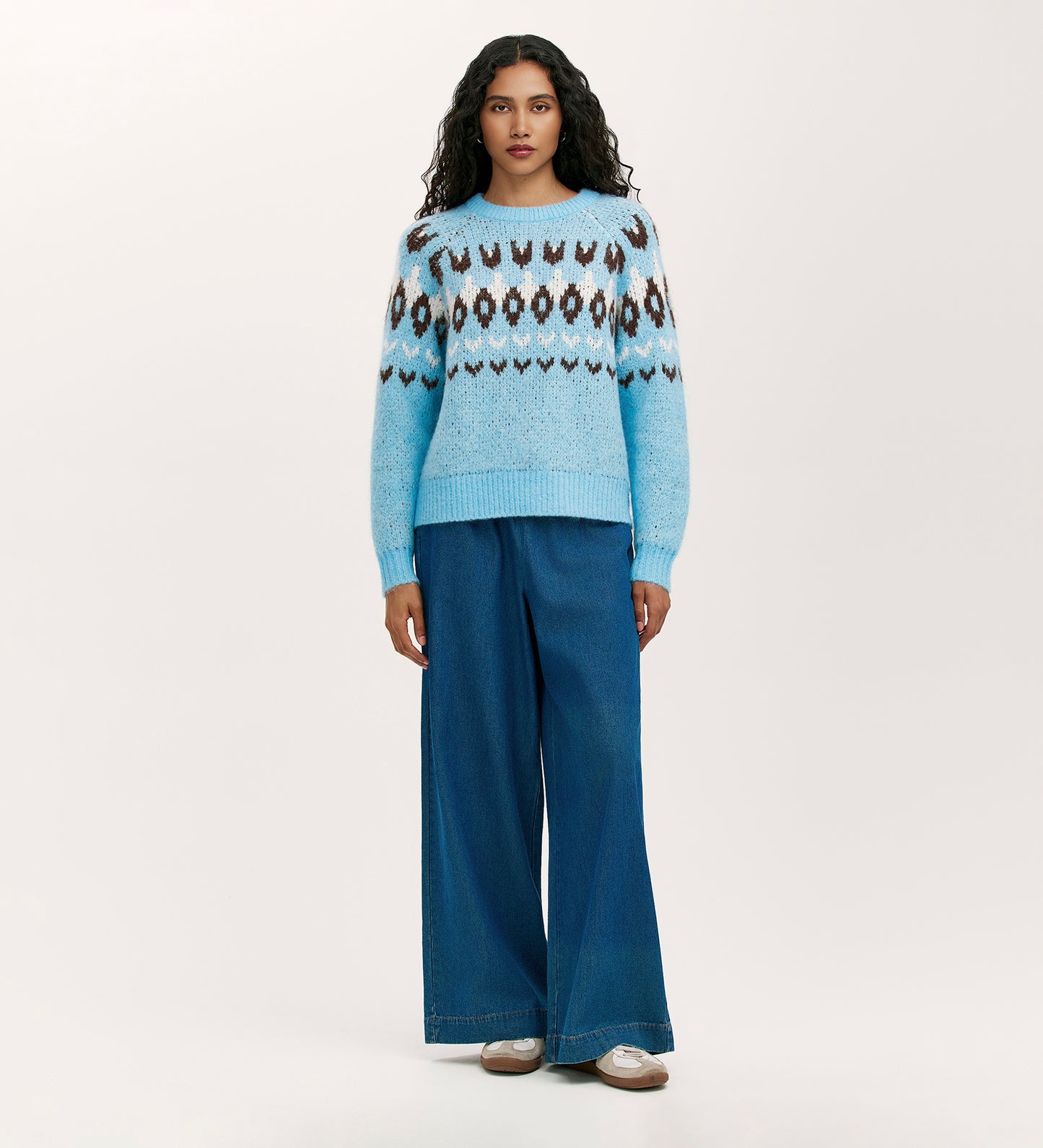 Belina Blue Knitted Jumper