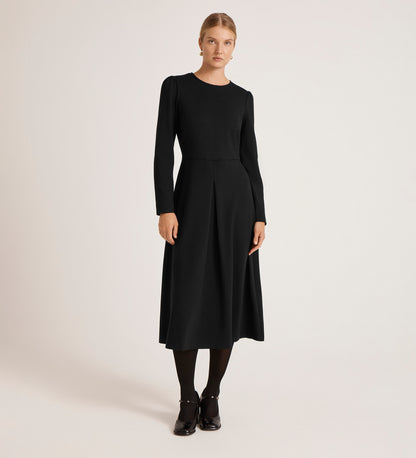Carla Black Ponte Jersey Midi Dress