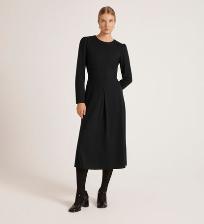 Carla Black Ponte Jersey Midi Dress