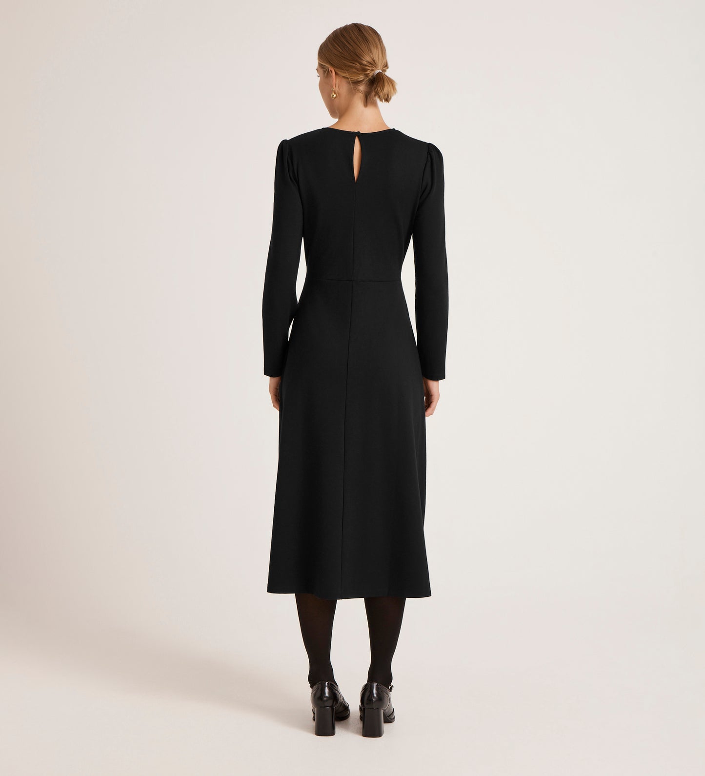 Carla Black Ponte Jersey Midi Dress