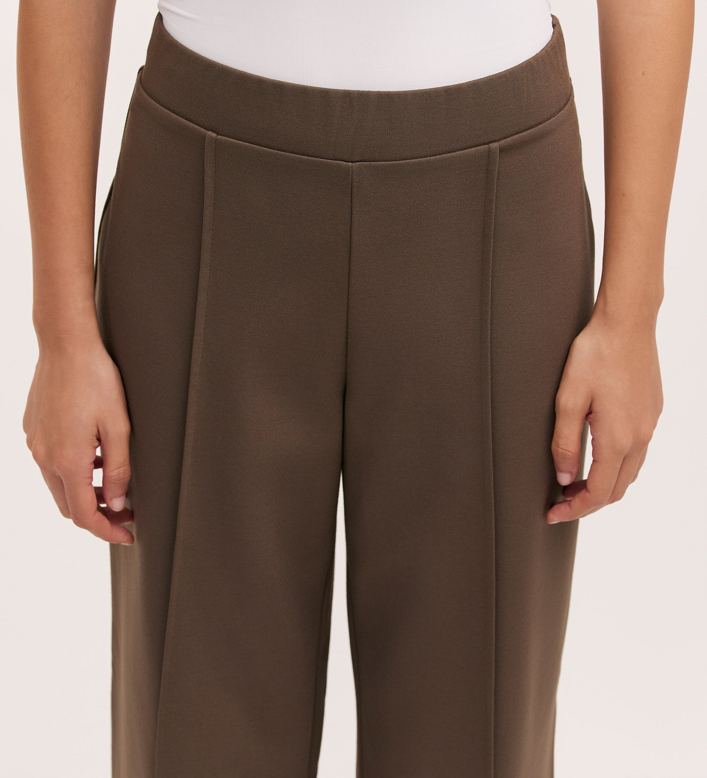 Caryl Mole Ponte Jersey Wide Leg Trouser